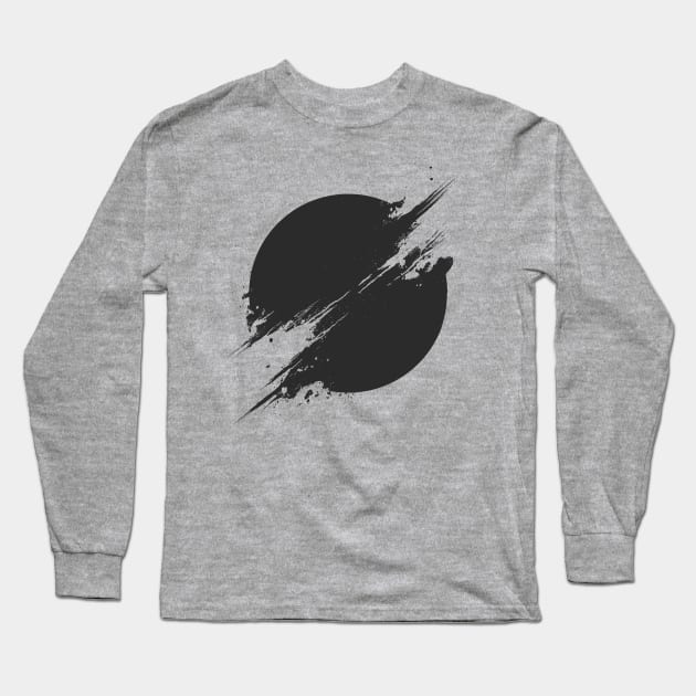 The Sun Is Black Long Sleeve T-Shirt by Sitchko